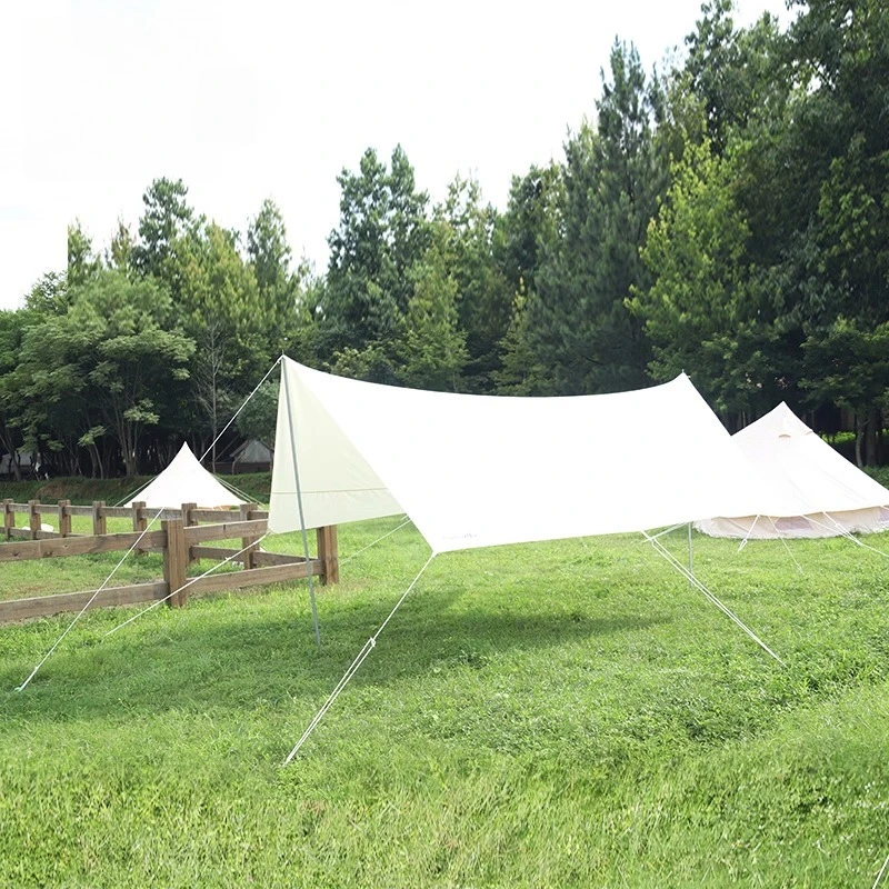 Square canopy camp rain and sun protection leisure outdoor light luxury camping picnic