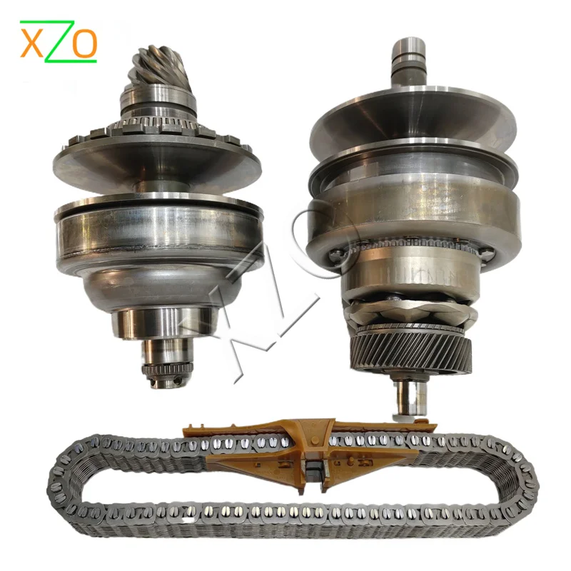 01J 0AN CVT Transmission Pulley Belt Chain Set For Audi A4 A5 A6 A8 Gearbox Hydraulic Cylinder Assembly 01J331301BG 34 38mm