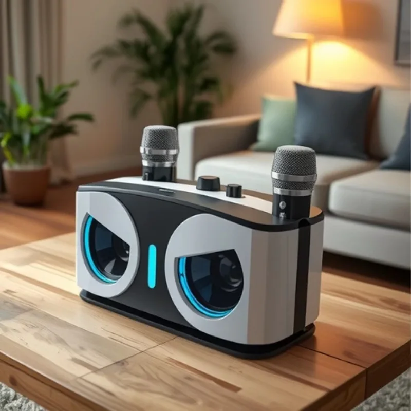 Bluetooth speaker, microphone, subwoofer, smart speaker, power amplifier all-in-one machine, portable k-song speaker.