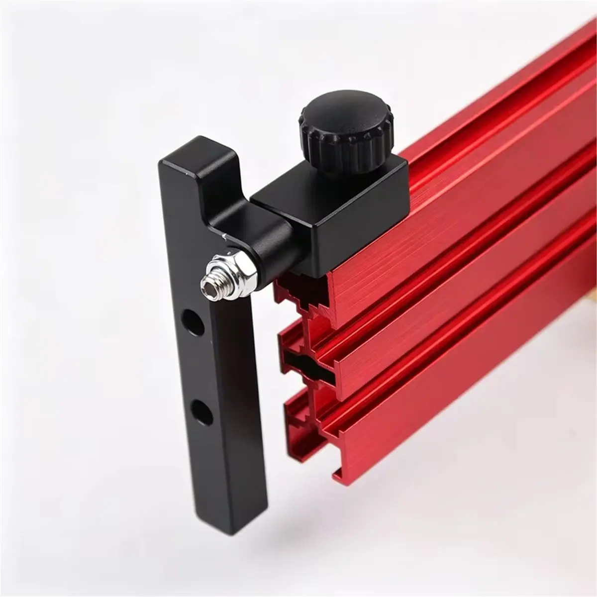2026 New 1 Pc Woodworking T-Track Stop T-Slot Limiter Miter Woodworking DIY Workbench Tools
