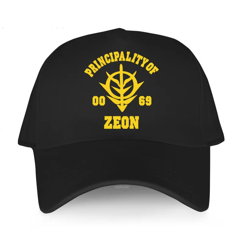 Hip Hop Baseball Cap for Male Casual Solid Sunhat Principalityof  Zeon funny Graphic summer Female hat Unisex Classic Style caps