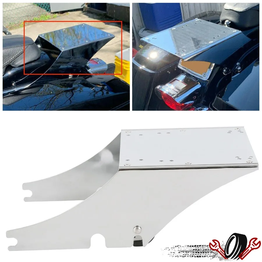 

Luggage Trunk Mounting Bracket Rack For 84+ Harley Softail Heritage FatBoy Pak