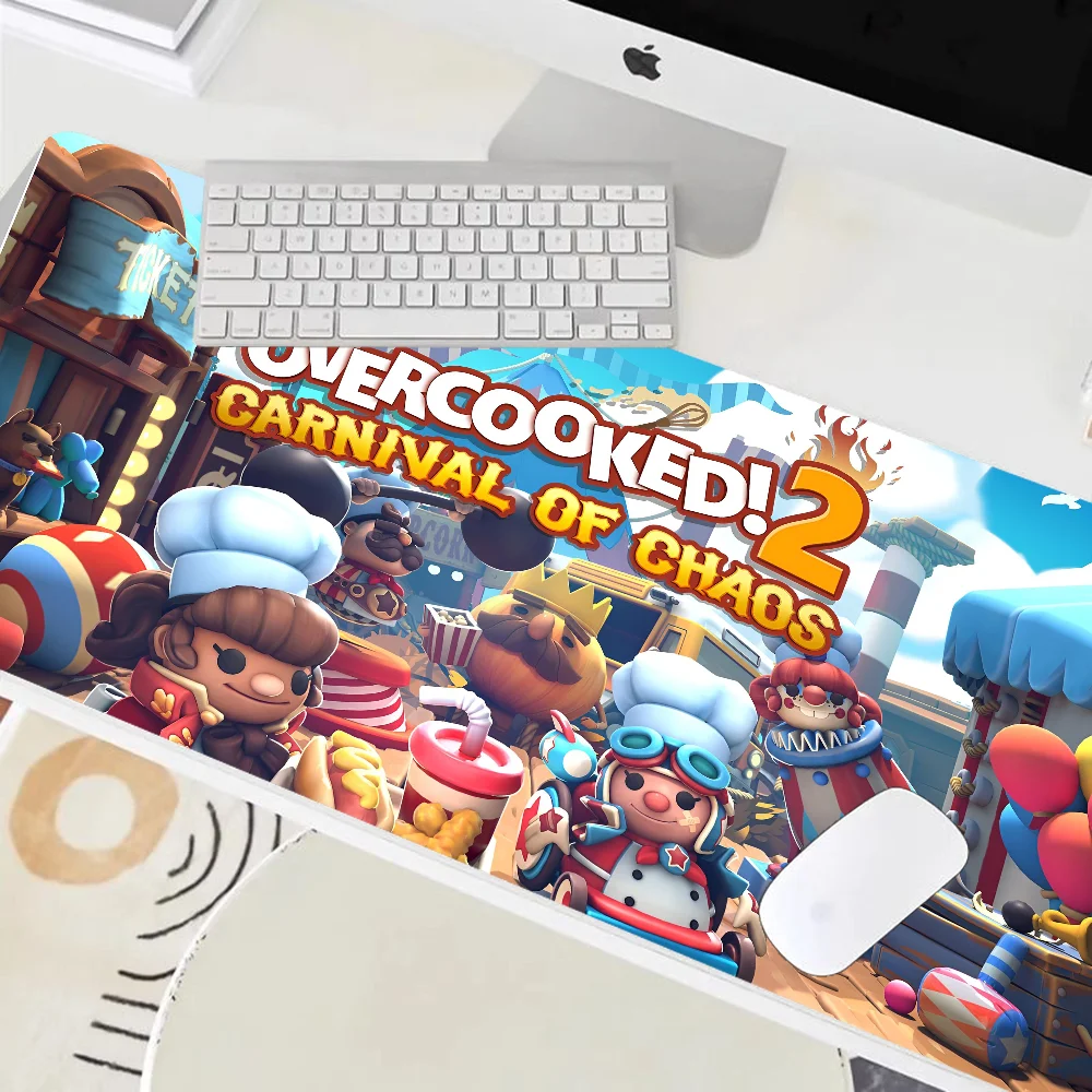Overcooked Mousepad Large Keyboard Desk Mat Gaming Mouse Pad LockEdge Non-slip Mat