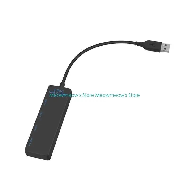 W91A Compactly USB Hub تقدم 4USB2.0 اتصال USB Expander لمختلف الأدوات #2