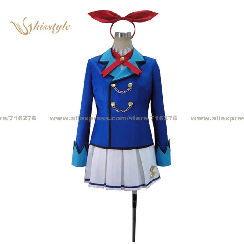 

Kisstyle Fashion Aikatsu! Idol Activity Ichigo Hoshimiya Starlight Academy Uniform Clothing Cosplay Costume,Customized Accepted