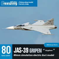 Freewing JAS-39 Gripen Eagle Lion 80mm Conduit Model Airplane Remote Control Toy Fixed Wing Aircraft Simulation Plaything