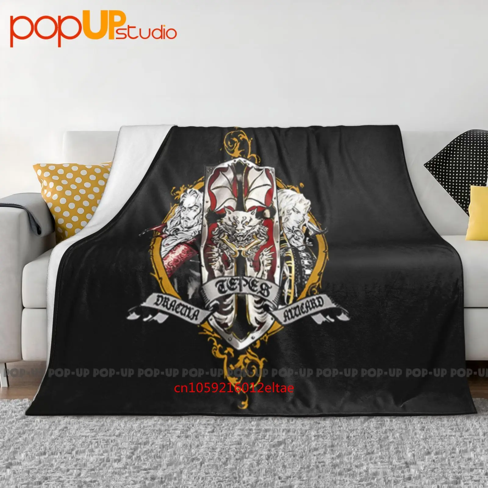 Dracula Family Shield Castlevania Alucard Video Game Ultra-Soft Blanket Quilt Winter Sofa Cover Bed Covers