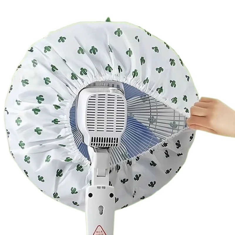 Washable Reusable Electric Fan Dust Cover Full Surround Elastic Opening Foldable Storage Standing Fan Protector Cover