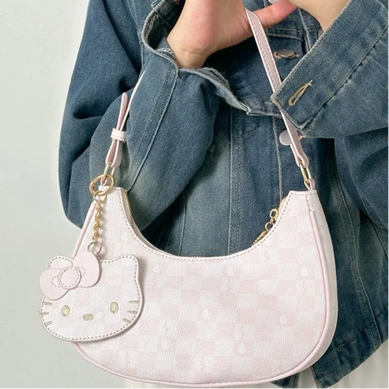 

Anime Sanrio Large Capacity Shoulder Bag Crossbody Bag PU Cartoon Fashion Portable Handbag Backpack Birthday Gift Toy