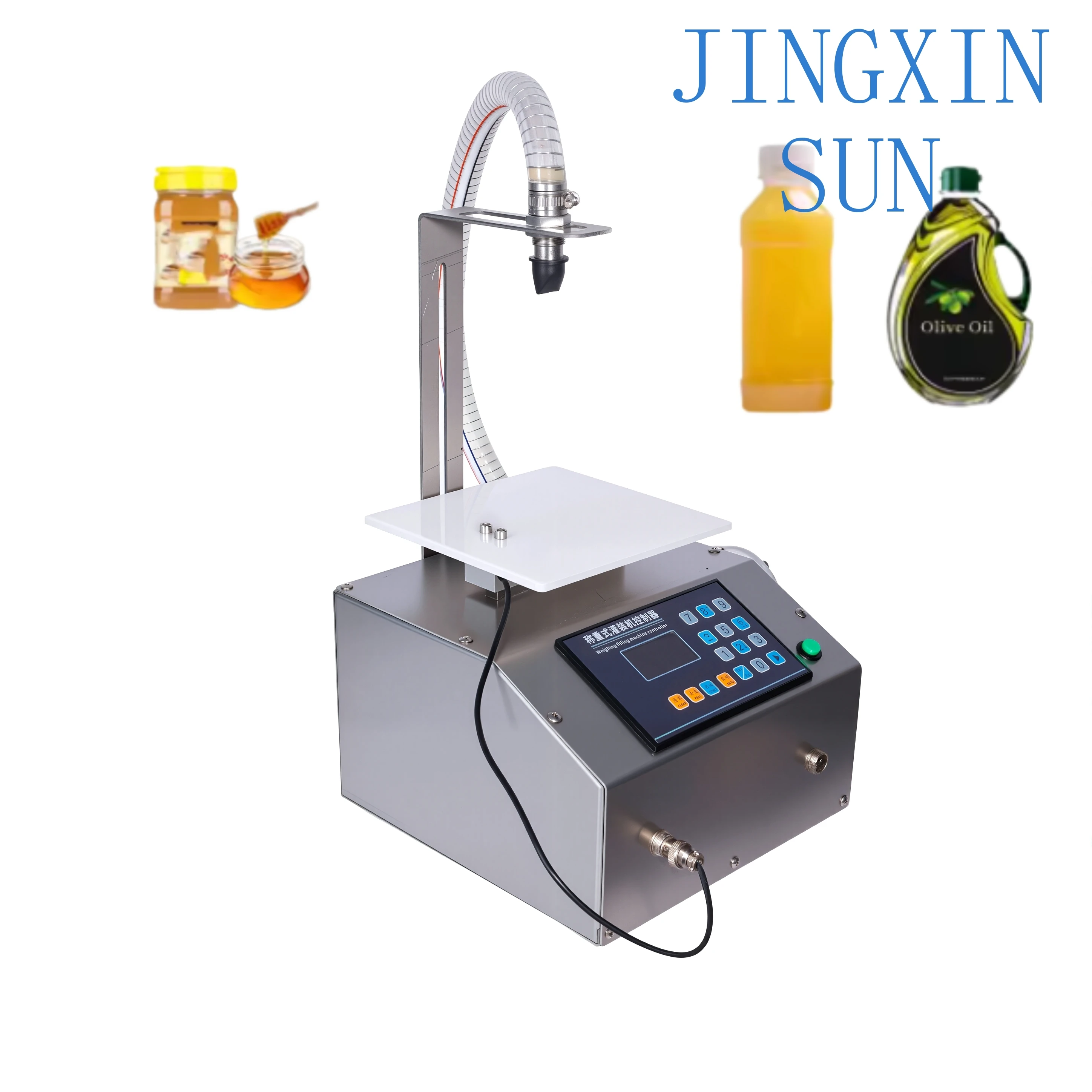 Oil Honey Bottled Water Liquid Filling Machine for Automatic Filling Equipment for Food Beverage Packaging Machinery for