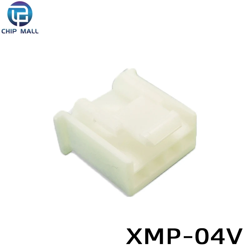 10PCS XMP-04V JST Connector Plug-in Rubber Shell 4P 2.5MM Pitch New From Stock