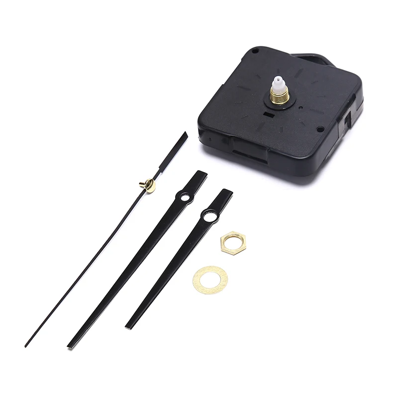 C Silent Wall Clock Mechanism Mute Quartz DIY Wall Clock Movement Machine Silver Hands Repair Kit Tool Replace Set Accessories