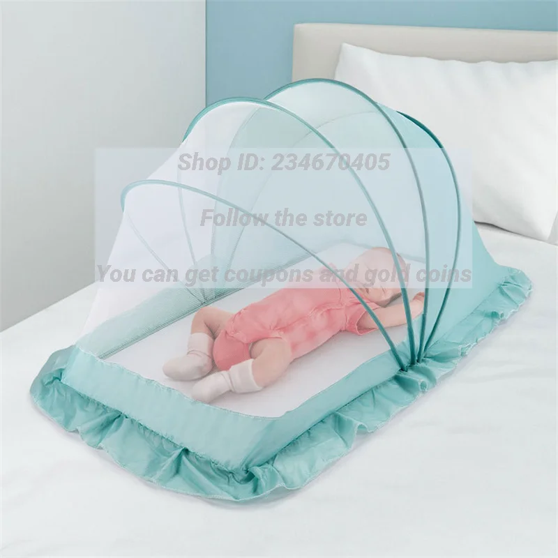 Portable Folding Baby Bedding Crib Netting, Children Cradle Bed, Sleeping Mosquito Net, 0-6 Year, Plus Size, E162