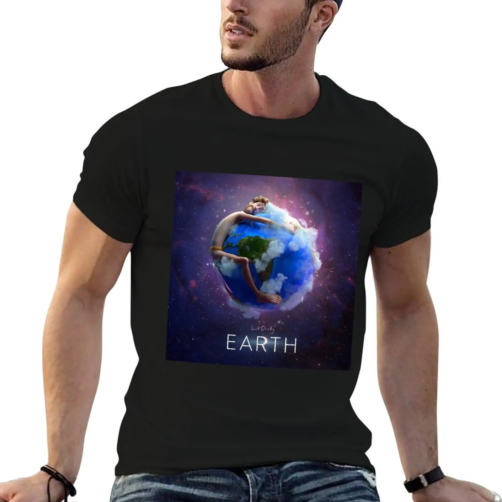 Lil Dicky Earth T-Shirt Anti-Fade Casual Tee Shirt