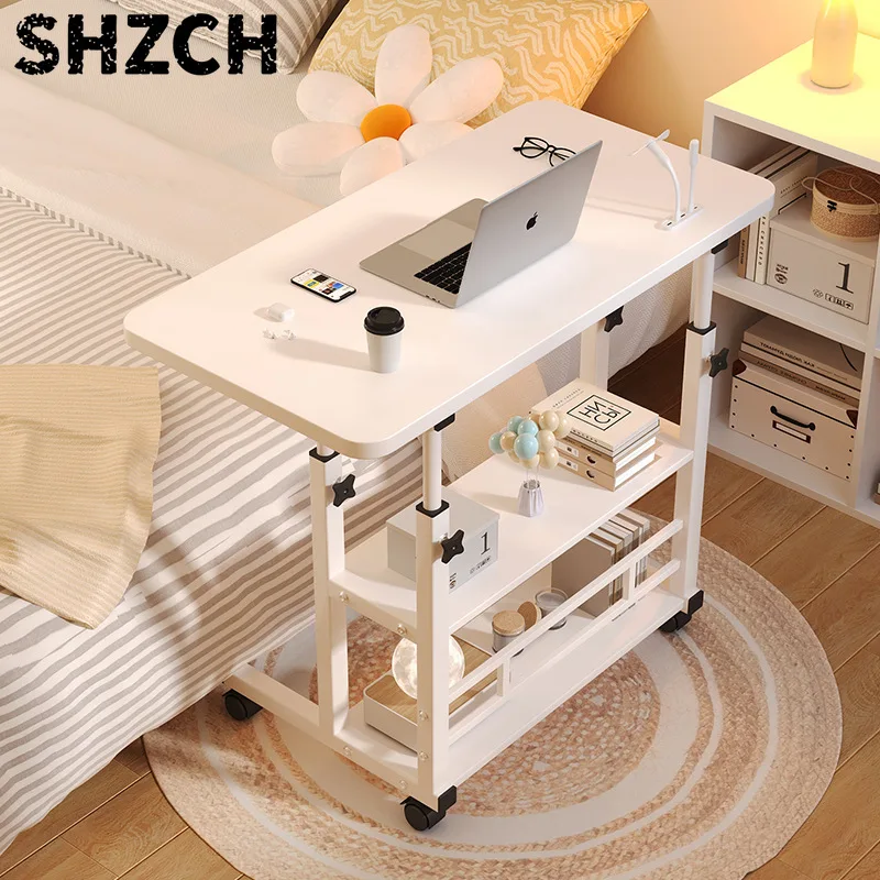 Bedside Table Movable Simple Mini Bedroom and Household Student Desk Simple Lifting Dormitory Lazy Computer Desk