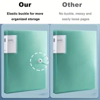 Portfolio Binder with Plastic Sleeves, Pocket Portfolio Folder with Clear Sheet Protectors, Scrapbooking Storage 4