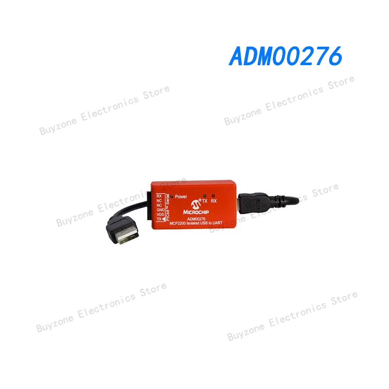 ADM00276 Interface Development Tools MCP2200 USB to UART Demo Board