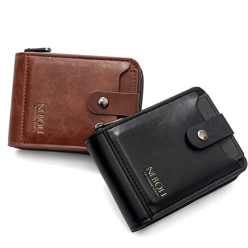 

Large Capacity Solid Color Card Bag Casual Multi-card Slot RFID Male Wallet Card Pocket Korean Style Business Card Bag Man