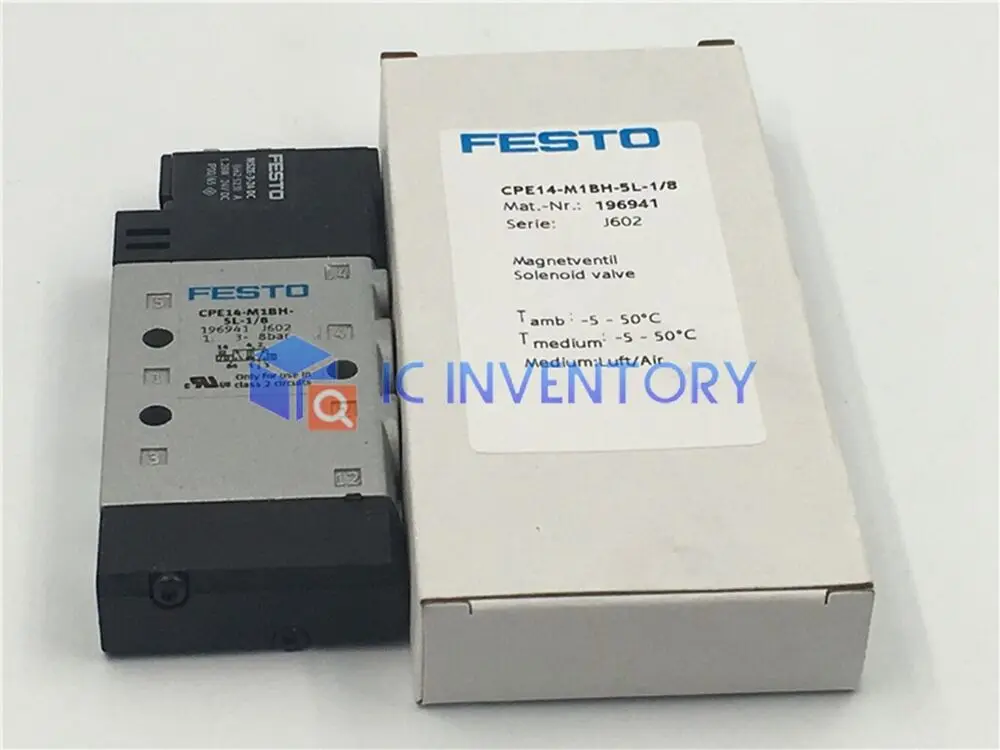 Imagem -06 - Festo-brand Novidades Válvula Selenóide Cpe14-m1bh5l1 196941 1pc