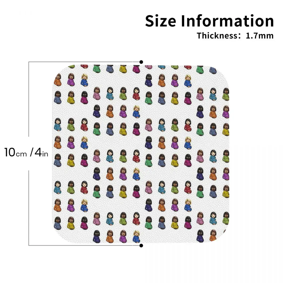 دريك معتمد عاشق الصبي الوقايات المطبخ المفارش كوب عازل مقاوم للماء الحصير القهوة ديكور المنزل أدوات المائدة منصات مجموعة من 4