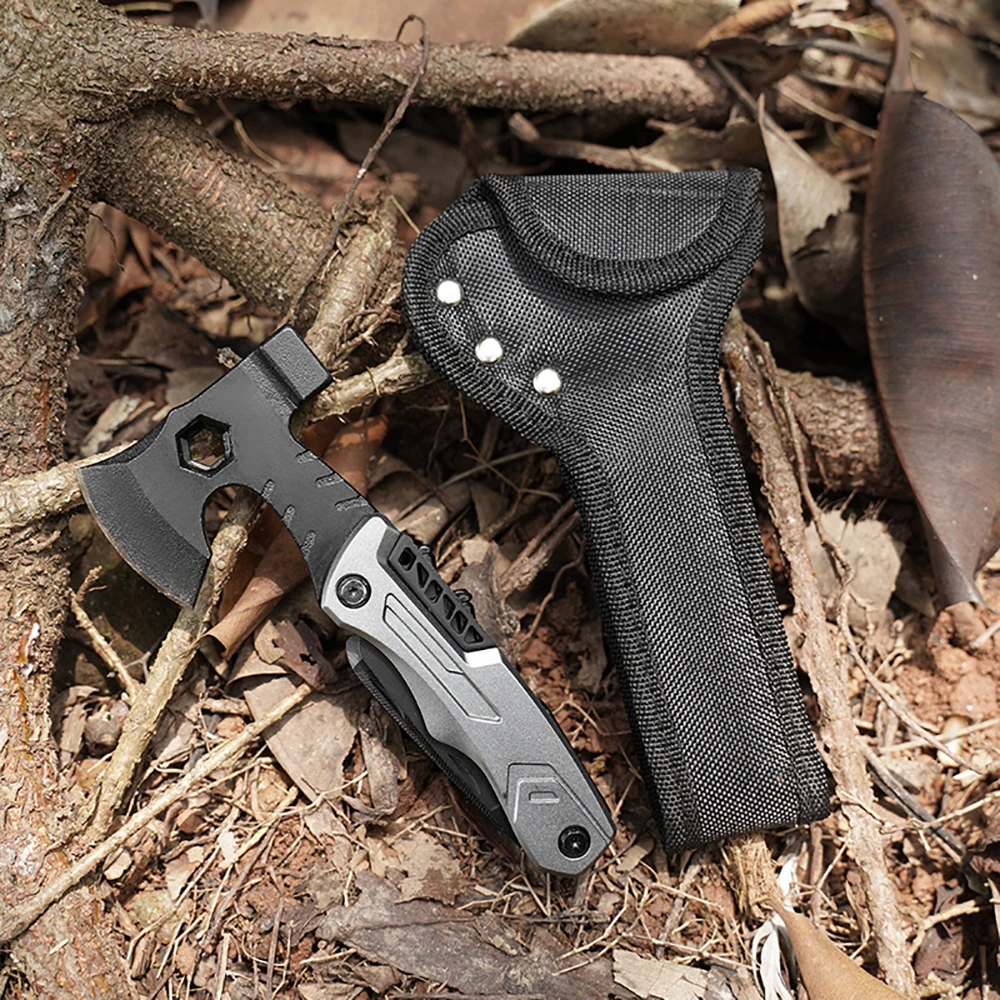 Multifunctional Hatchet Hammer Survival Tool With Sharp Blade Multitool For Outdoor Camping