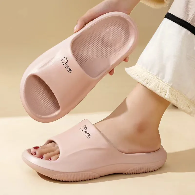 Unisex EVA Couple Slippers Lightweight Quick Dry Non Slip Comfort Bathroom Beach Indoor Outdoor All‑Season Slides