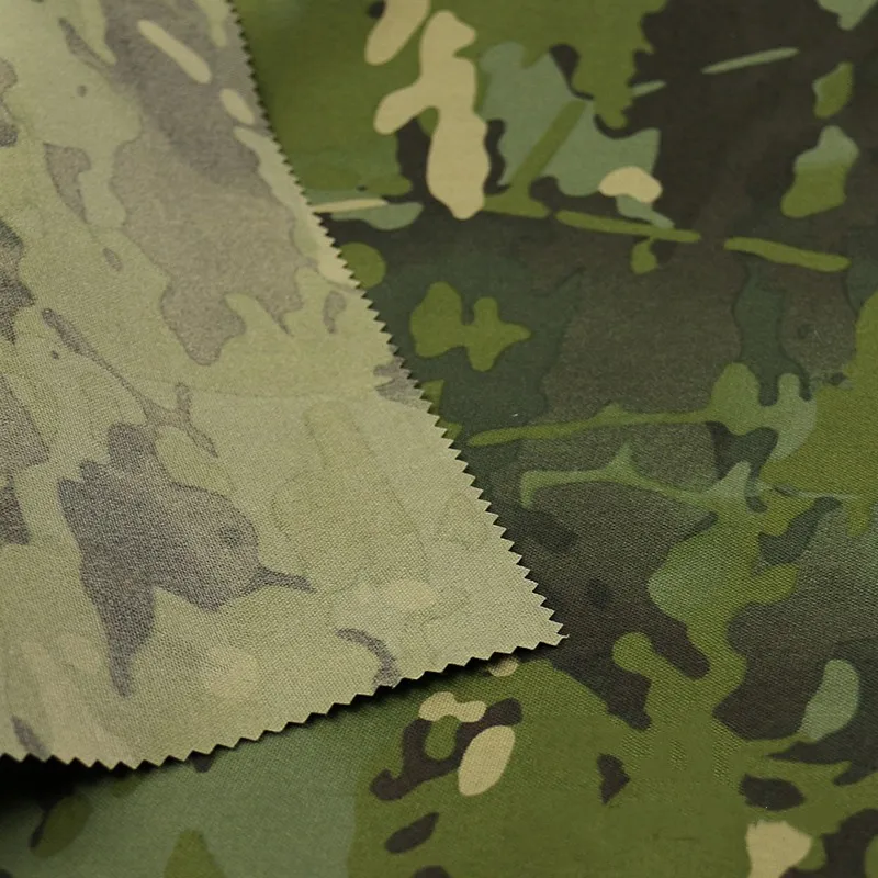 

500D Nylon MCTP Tropic Camouflage Fabric British Camo Waterproof Cloth PU Coating Tactical Garment DIY