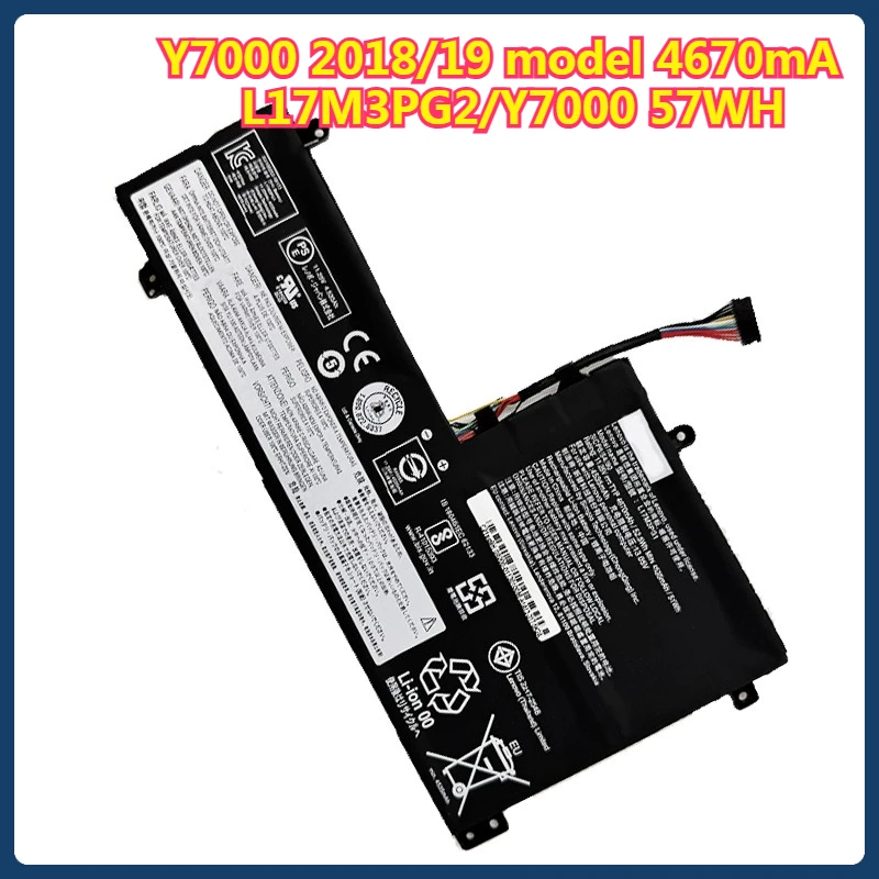 L17M3PG2 Laptop Battery For Lenovo Legion Y530 Y540-15IRH Y530-15ICH Y7000 Y7000P L17C3PG1 L17L3PG L17M3PG3 L17C3PG2