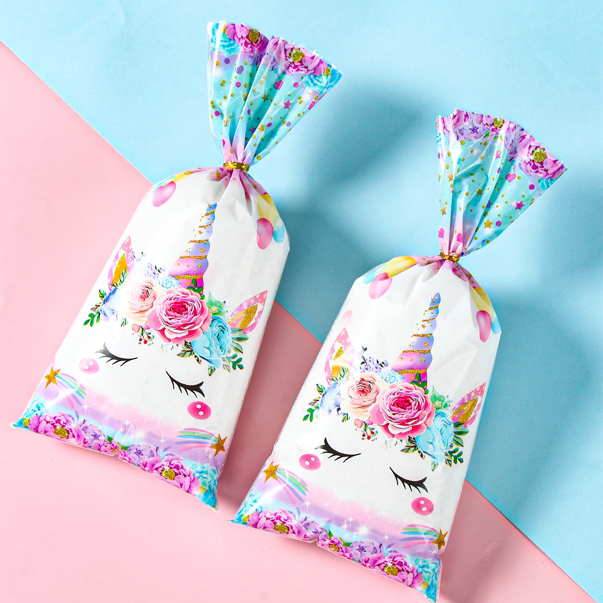 Unicorn Candy Bags for Birthday Party, Gift Packing Bags, Decoração para o convidado, Girl\'s Birthday Supplies, Baby Shower, 25 Pcs, 50 Pcs, 100Pcs