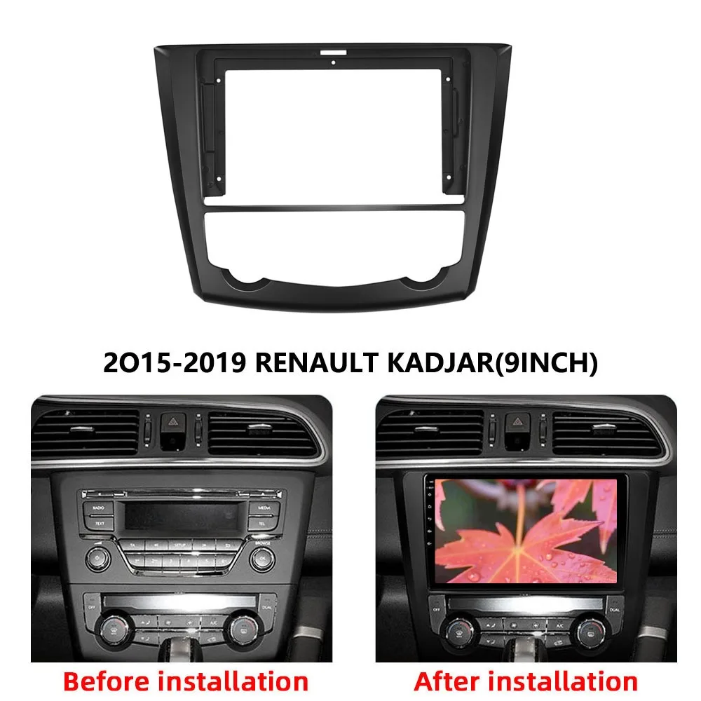 Suitable for Renault Corolla matte black 2015-2019 versatile frame audio modification kit Android navigation panel frame