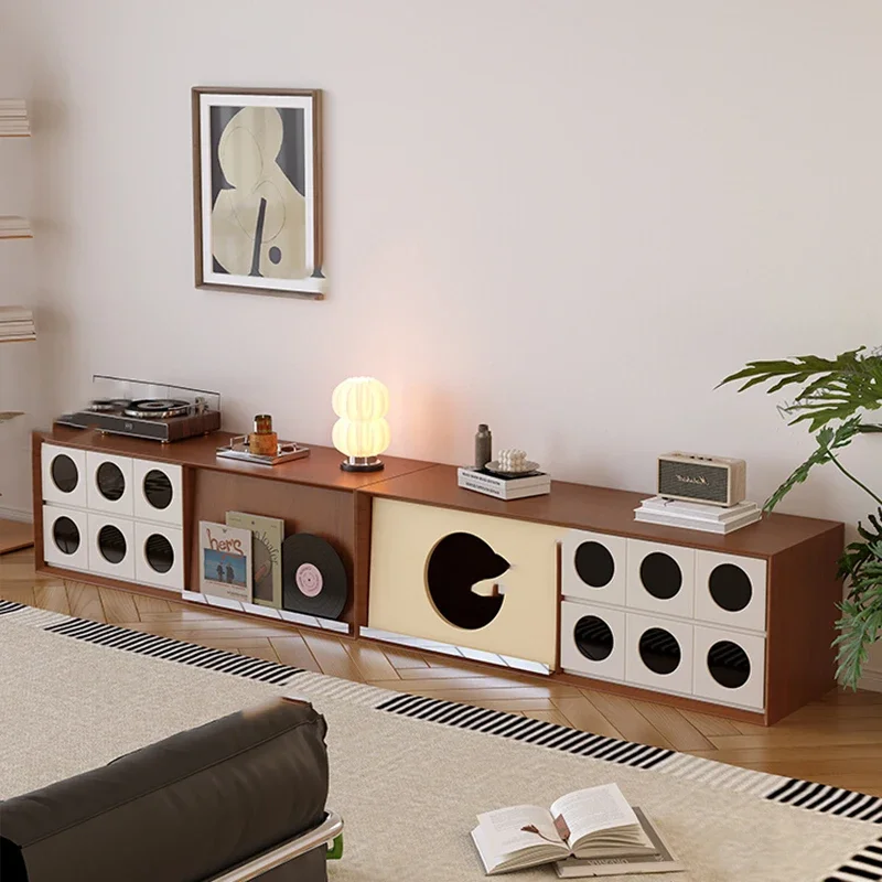 

Aesthetic High-quality Originality Beauty Modern Tv Stand Comfortable Elegant Nordic Drawers Retro Trendy Living Room Furniture
