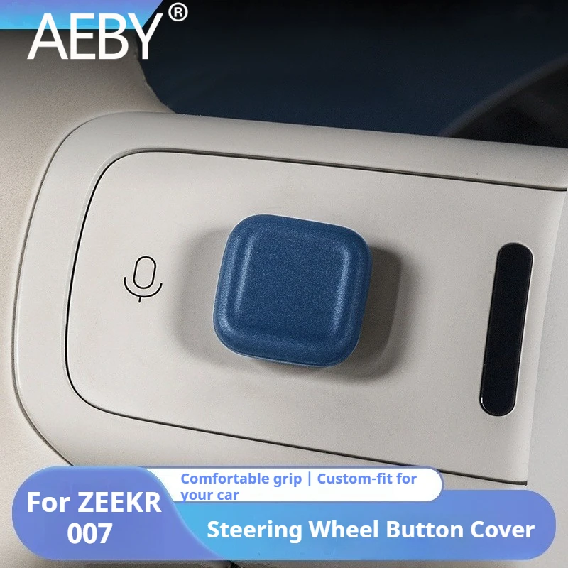 

AEBY For ZEEKR 007 2024 2025 Steering Wheel Button Cover, Steering Control Sticker Panel Frame Accessories, Interior Parts
