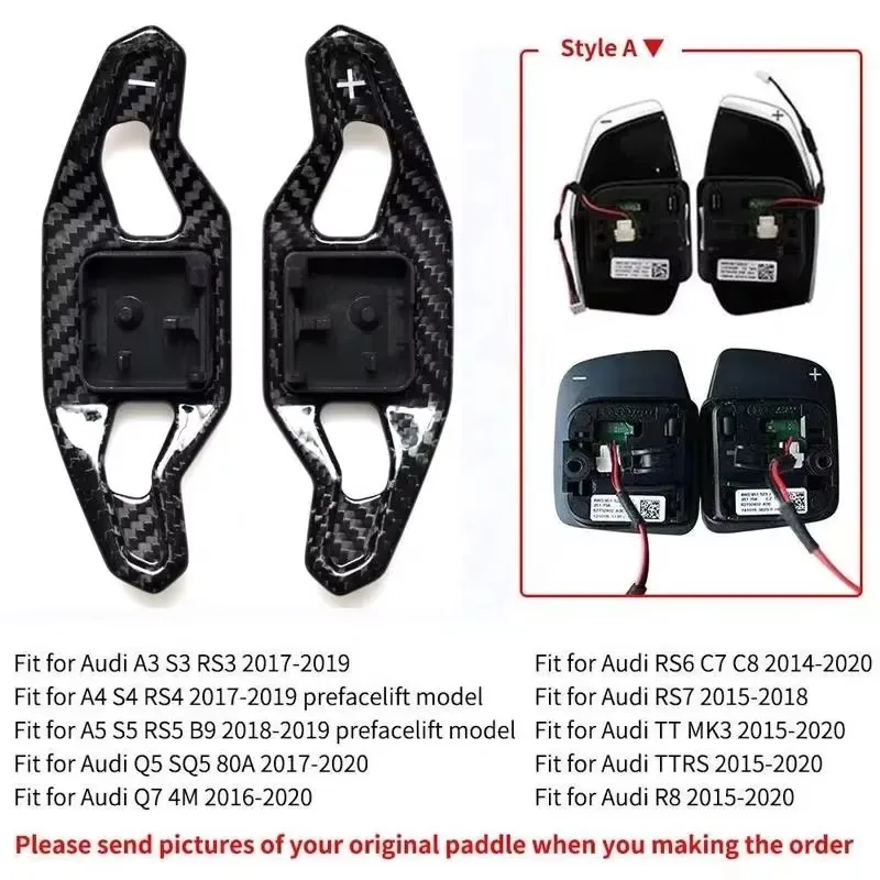 Hot Sale SYPES Shifter Paddles for TT TTRS Q7 R8 A4L RS4 2017-2019 Steering Wheel Paddle Shift Extension