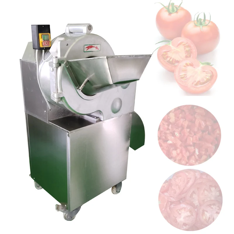 Food Factory Vegetable Cutter Machine Centrifugal Driven High Efficiency Vegetable Splitting Cutter Vegetable Meat Dicer Machine