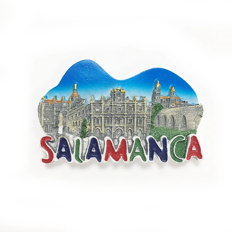 

3D Resin Fridge Magnet - Salamanca, Spain - Cultural Heritage - Strong Magnet for Home Decor - Unique Travel Souvenir