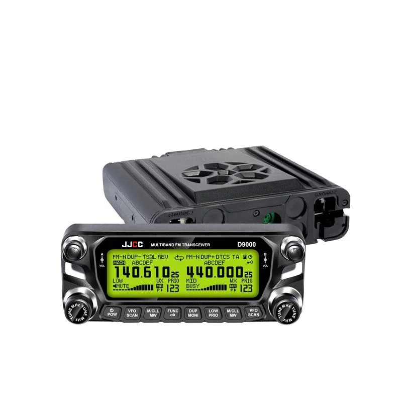 

Custom JJCC 60W Mobile CB Ham HF Transceiver Station Беспроводной повторитель Aviation AM Двухдиапазонный автомобильный радиоприемник UHF VHF Автомобильная рация