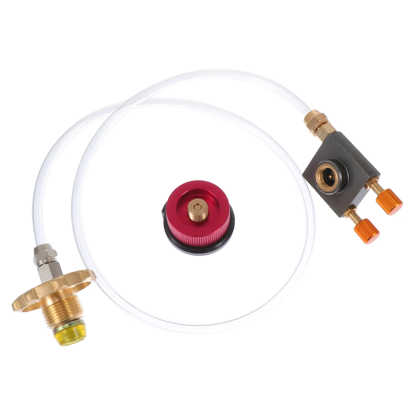 

1set Inflation Valve Stove Camping Stove Adapter Adapter Gas Refill Tool BBQ Cylinder Tank Converter Outdoor Supplies