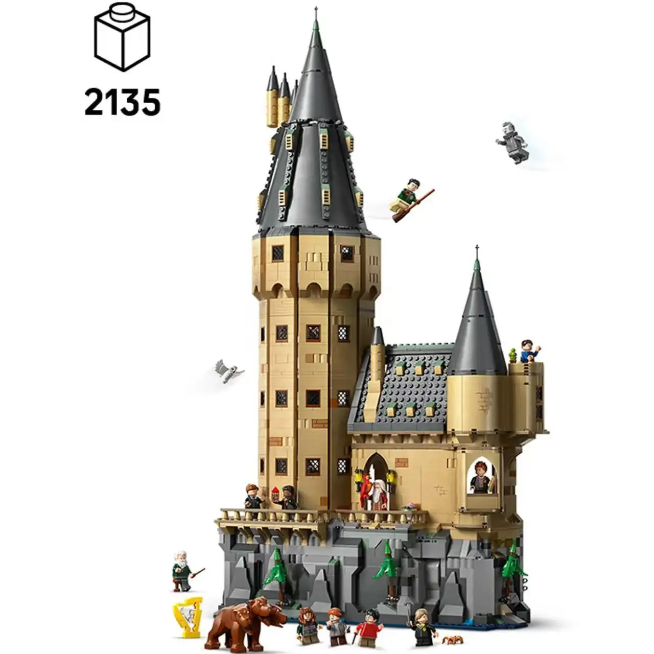 

In-Stock MOC Magic House Main Tower Building Model Set, Perfect Birthday Christmas Halloween Gift for Magic Fans