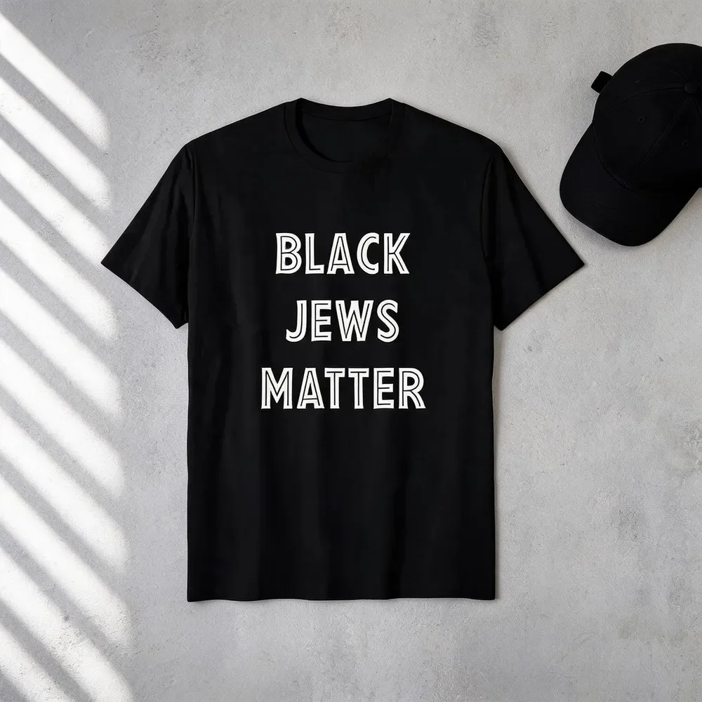 Black Jews Matter Jewish Passover Hanukkah Hebrews Of Zion T-shirt , Hanukkah Apparel, Faithbased Clothing, Casual Wear, Short Sleeve Shirt, Breathable Material, Soft Fabric, Hebrews Of Zion Apparel, Shortsleeve , Round Neck Menswear Top Tshirt Top