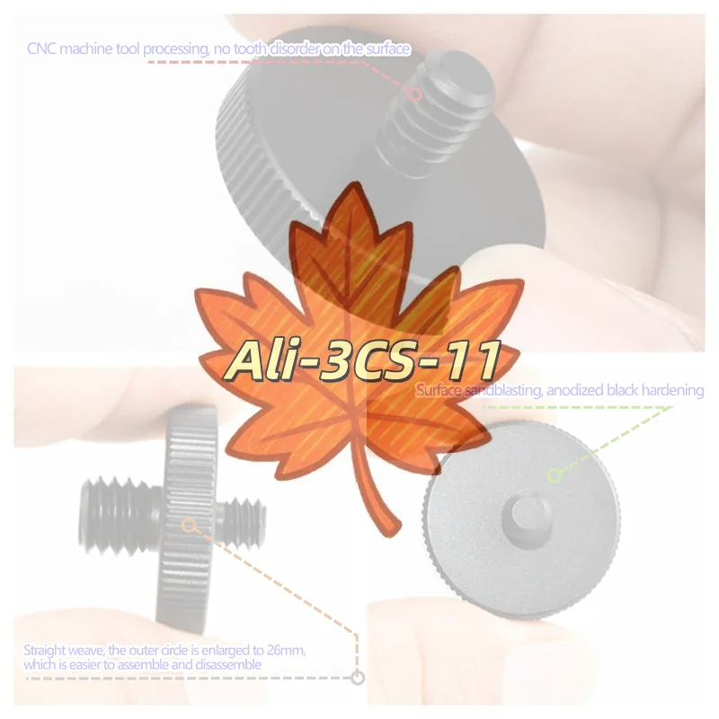 

Dual Nut Quick Release Camera Adapter - 1/4" Male to 3/8" Female Screw for Tripod & Monopod Mount Conversion