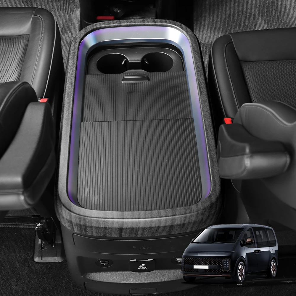 

For Hyundai Staria 2021-2026 LHD/RHD ABS Storage Box Upper Decoration Cover Trim Car Interior Decor Accessories