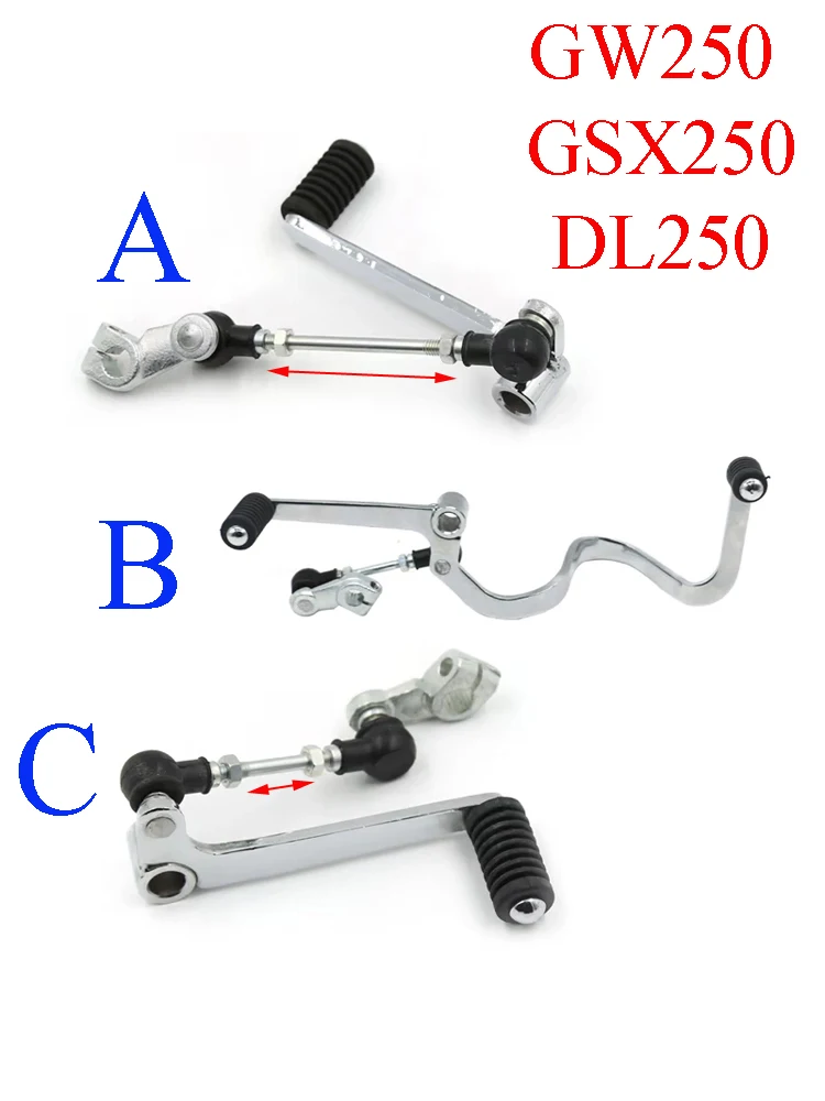 Motorcycle Gearshift Pedal for Suzuki Haojue Qingqi for GW250 GSX250 DL250 Inazuma250 Spindle Speed Change Gear Shift Lever 6