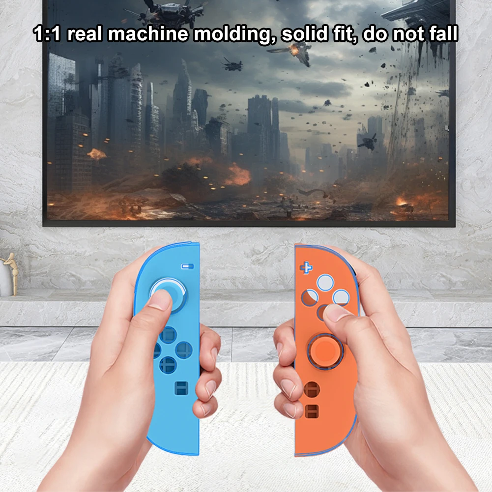 غطاء سيليكون لجهاز Switch 2 Joy-Con Controller كلاسيكي اللون جلد ناعم لملحقات ألعاب Nintendo Switch 2 2025