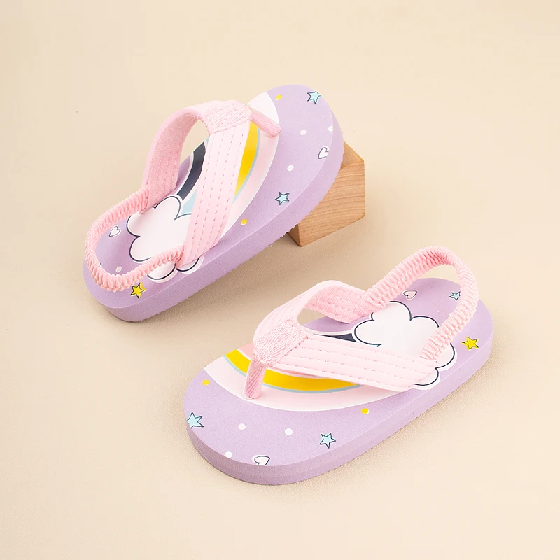 Little Boys and Girls Stylish Design Various Colors Flat Slippers Children Lovely Lithe Flip Flops WCDX01