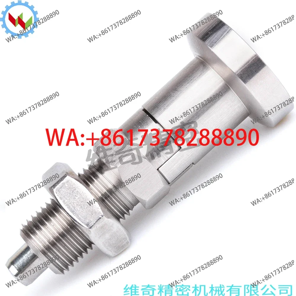 

1PC All stainless steel knob plunger 22120.0620 M16 handle, split positioning column indexing pin elastic pull pin