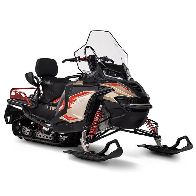 Aodes Alpinecross Snowmobile 1000cc Automatic Shaft Drive 4WD 4-Stroke Engine Differential 34L Fuel Tank for Recreational Use