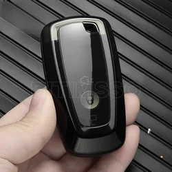 TPU Car Remote Key Case Cover Shell Fob For Ford Edge Fusion Mustang Explorer F150 F250 F350 Ecosport Protector Holder Keyless