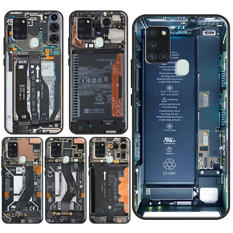 Motherboard Circuit Board Case For Samsung Galaxy A52 A32 A22 A12 A13 A23 A33 A53 A73 A14 A24 A34 A54 A71 A51 Cover