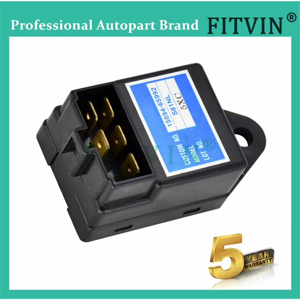 15694-65992 15694-65990 1PCS NEW 12V Glow Plug S81NL Lamp Timer Relay For Kubota