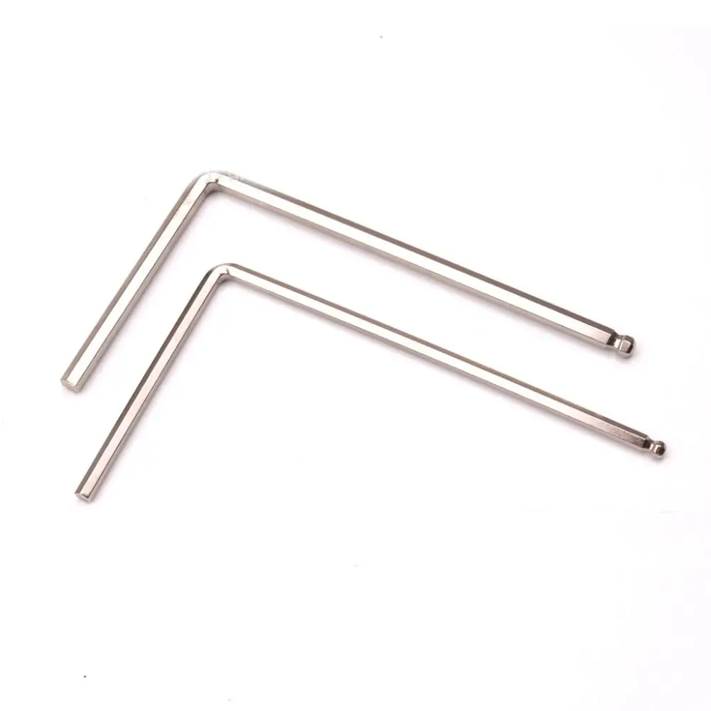 Professionals Metal Ball End Guitar Truss Rod Tool Adjustable 4mm/5mm Allen Wrench Guitar Tool Regular Hex Wrench Truss Rod